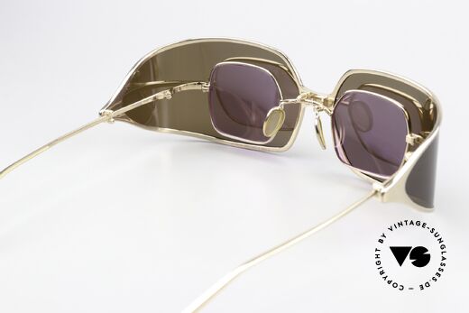 Christian Roth 14004 Wrap Around Sun Clip On, unworn rarity (available at the time at "Air France"), Made for Men and Women