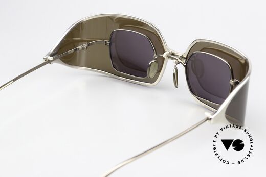 Christian Roth 14004 Small Frame Large Clip-On, unworn rarity (available at the time at "Air France"), Made for Men and Women