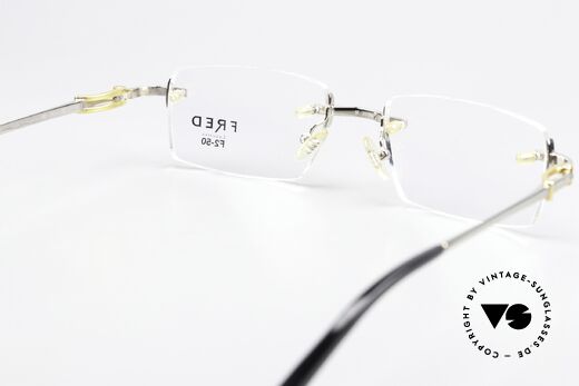 Fred Aberdeen Striking Square Lens Shape, unworn (like all our rare vintage eyewear by FRED), Made for Men