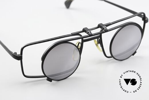 Alain Mikli 5667 / 011 Wim Wenders Movie Frame, unworn rarity (scratch-free silver-mirrored sun lenses), Made for Men