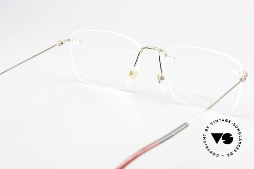 Gucci GG0399O Rimless Frame Made In Italy, unworn gentlemen's model with original GUCCI case, Made for Men
