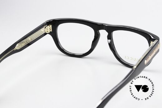 Gucci GG1519O Thick Black Frame Rosé Gold, frame can be fitted with any lenses (varifocal), Made for Men and Women