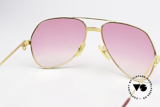 Cartier Vendome LC - M Aviator Shades Pink Gradient, 2. hand model, but in mint condition + orig. Cartier box, Made for Men and Women