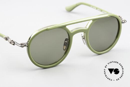 Chrome Hearts Loveboat Aviator Sunglasses Matcha, unisex aviator sunglasses, size 48-23, 148, Made for Men and Women