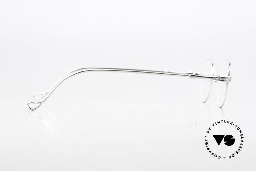 Lunor II 20 Platinum-Plated Frame Small, the frame can be glazed optionally, size 41/26mm, 136mm, Made for Men and Women