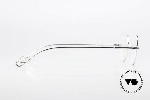 Lunor II 15 Old Panto Frame Platinum, NO RETRO EYEGLASSES; but a luxury vintage ORIGINAL, Made for Men and Women