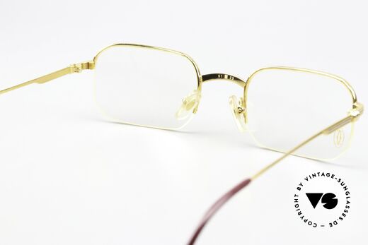 Cartier Broadway - M 90's Original Eyeglass-Frame, lens height is 34mm = suitable for progressive lenses, Made for Men