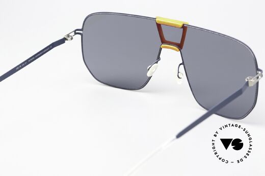 Mykita Mylon Cayenne Orange Navy Dark Blue Solid, light and comfortable sunglasses from 2015, Made for Men and Women
