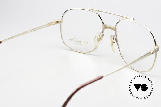 Christian Dior 2487 Gold-Plated Monsieur Series, NO RETRO EYEGLASSES; but a 35 years old ORIGINAL, Made for Men