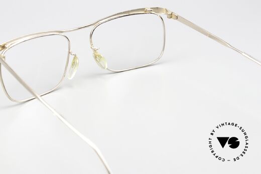 Rodenstock Locarno 1/20 12k Gold-Doublé Frame, the frame can be glazed as desired (made to last), Made for Men