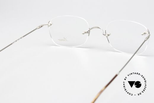 Lunor Classic Anatomic Vintage Eyewear Rimless, unworn (like all our vintage Lunor glasses) + case, Made for Men and Women