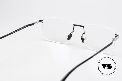 Mykita Nobu Classic Square Eyeglasses, innovative flexible frame construction: one size fits all, Made for Men and Women