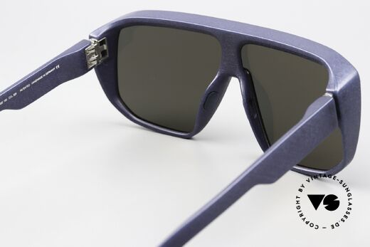 Mykita Mylon Shift Navy Blue Silver Flash Shield, great fashion accessory for the sporty lifestyle, Made for Men