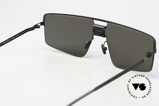 Mykita Mylon Soy Black Pitch Black Dark Grey, light and comfortable sunglasses from 2015, Made for Men and Women