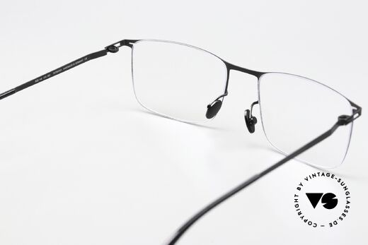 Mykita Takeo Angular Metal Frame Black, innovative flexible frame construction: one size fits all, Made for Men and Women