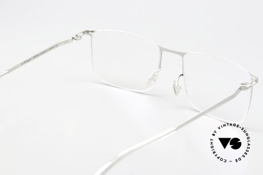 Mykita Takeo Angular Frame Shiny Silver, innovative flexible frame construction: one size fits all, Made for Men and Women