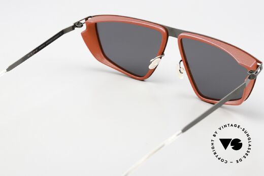 Mykita Mylon Tribe Crimson Red Shiny Graphite, frame can of course be fitted with any lenses, Made for Men and Women