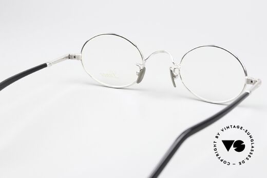 Lunor VA 100 Oval Frame Platinum Plated, NO RETRO EYEWEAR; an old original, made in Germany, Made for Men and Women