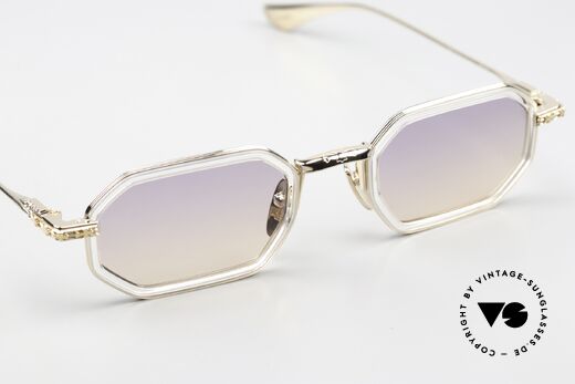 Chrome Hearts Stylida Octagonal Luxury Shades, lens coloring = SORBET GRADIENT, 100% UV, Made for Men and Women