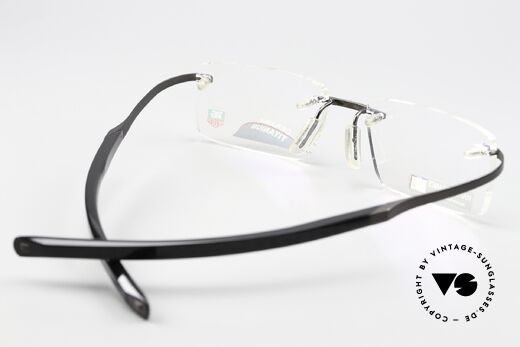Tag Heuer 0301 Reflex Reflex Metallic Temples, unworn; TITANIUM / carbon, MADE IN FRANCE, Made for Men