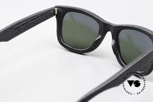 Ray Ban Wayfarer I Leather Genuine Leather Edition, a really special Luxottica Ray-Ban (Made in Italy), Made for Men and Women