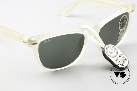 Ray Ban Wayfarer II Smoke Crystal Limited USA, NO retro Italy-Wayfarer; authentic old USA-original!, Made for Men and Women