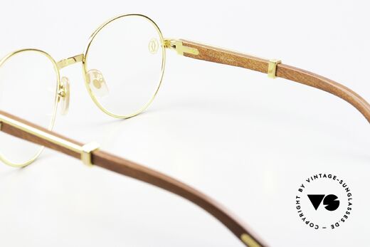 Cartier Bagatelle 90's Luxury Wood Eyewear, Size: small, Made for Men and Women Cartier Bagatelle 90's Luxury Wood Eyewear, Size: small, Made for Men and Women