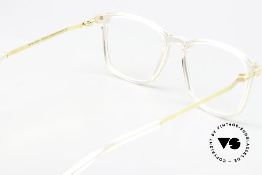 Mykita Tuktu Crystal Champagne Gold, innovative flexible frame construction: one size fits all, Made for Men and Women