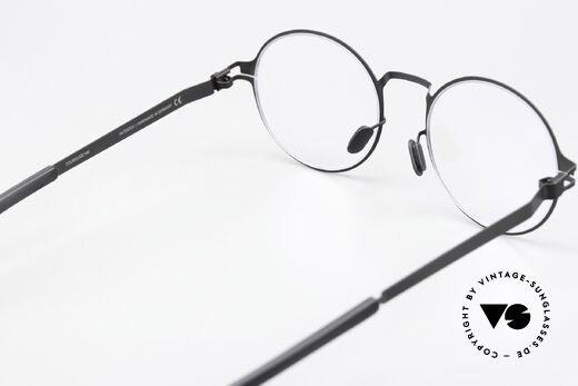 Mykita Ninni Round Frame Classic Black, flexible frame can be glazed as desired (optical / sun), Made for Men and Women Mykita Ninni Round Frame Classic Black, flexible frame can be glazed as desired (optical / sun), Made for Men and Women