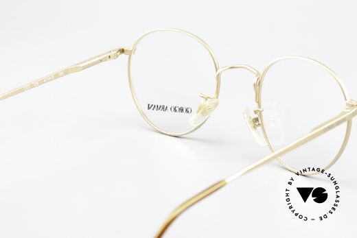 Giorgio Armani 201 47mm Matte Gold Chestnut Brown, the frame is made for prescription lenses, of course, Made for Men and Women