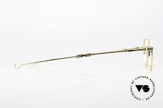 Lunor I 18 Telescopic Sliding Temples Yellow Gold, Size: extra small, Made for Men and Women