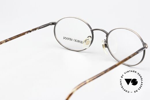 Giorgio Armani 192 Oval Frame Spring Hinges, NO RETRO EYEGLASSES, but true 1980's commodity, Made for Men and Women