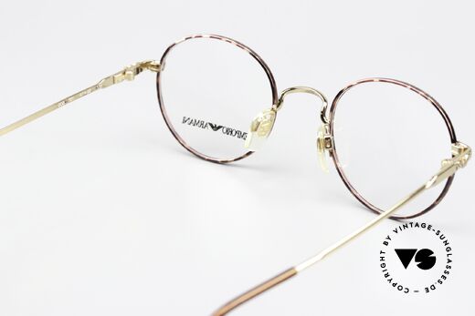 Giorgio Armani EA008 Panto Specs Round Unisex, frame fits optical lenses or sun lenses optionally, Made for Men and Women