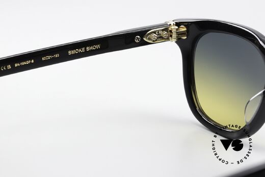 Chrome Hearts Smoke Show Acetate Shades 18K Gold, Size: medium, Made for Men and Women