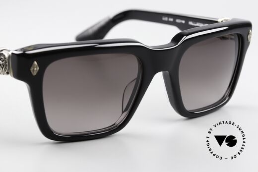 Chrome Hearts Halllamanass Rockstar Shades 925 Silver, high-end anti-reflective sun lenses from Zeiss, Made for Men