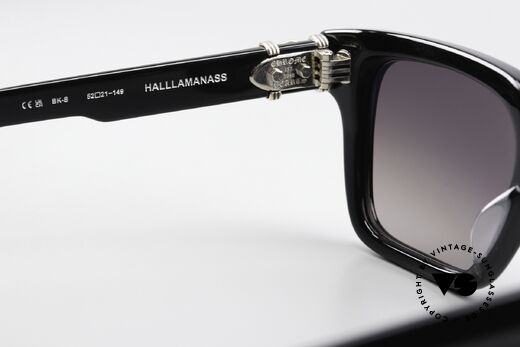 Chrome Hearts Halllamanass Rockstar Shades 925 Silver, unworn pair with orig. case, cloth and booklet, Made for Men