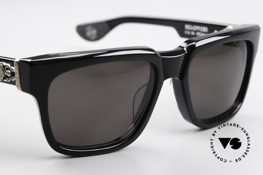 Chrome Hearts Box-Officer Men's Shades 925 Silver, high-end anti-reflective sun lenses from Zeiss, Made for Men