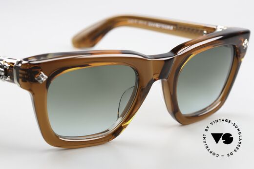 Chrome Hearts Donnysoffergisms Luxury Punk Sunglasses, high-quality ZEISS lenses with a green gradient, Made for Men and Women