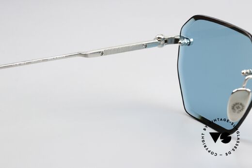 Chrome Hearts Hole Shot Sunglasses Rimless Titan, Size: medium, Made for Men and Women