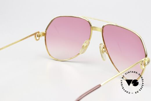 Cartier Vendome LC - S 1980's Fashion Pink Lenses, unworn rarity: hard to find in this condition, these days, Made for Men and Women