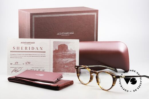 Jacques Marie Mage Sheridan Panto Glasses Art Deco Style, Size: medium, Made for Men and Women