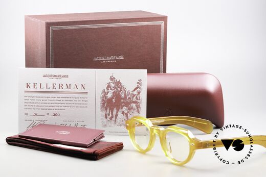 Jacques Marie Mage Kellerman Round Panto Eyeglasses, Size: medium, Made for Men