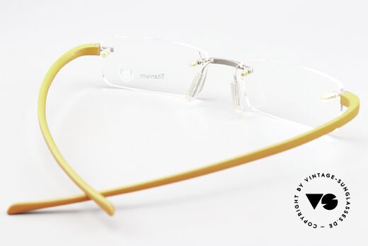 Tag Heuer 3102 Reflex Titanium Specs Rimless, unworn, titanium front, with full orig. packaging, Made for Men