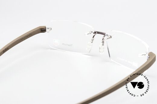 Tag Heuer 3941 Reflex Sporty Eyewear Chocolat, NOT retro eyeglasses, but an original from 2004, Made for Men