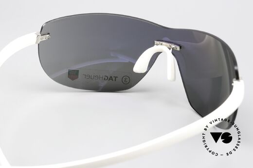 Tag Heuer 5109 Reflex Racing Shades From 2007, unworn model from 2007; white / palladium / gray, Made for Men and Women