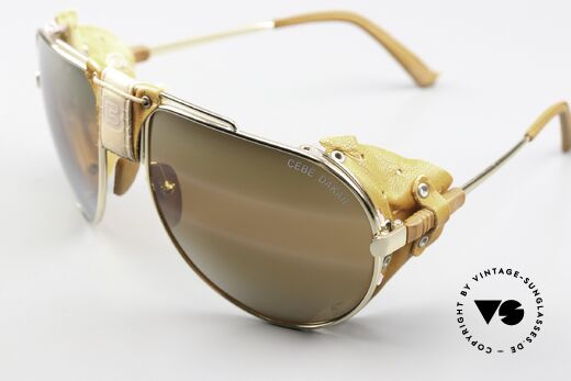 Cebe Dakar Vintage Rallye Sunglasses, mirrored gold cebonate lenses for extreme sun intensity, Made for Men Cebe Dakar Vintage Rallye Sunglasses, mirrored gold cebonate lenses for extreme sun intensity, Made for Men
