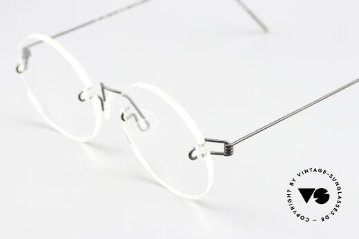 Lindberg 258 Air Titan Rimless Frame 90's Specs, a timless old unworn original with orig. LINDBERG case, Made for Men and Women