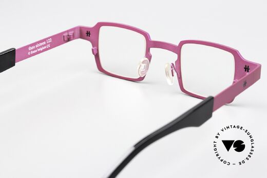 Theo Belgium Sixteen Titanium Frame Pink Metallic, lens height 30mm = suitable for progressive lenses, Made for Women