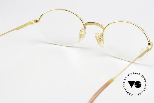 Cartier Manhattan - L Rare 53mm Size Gold-Plated, NO retro eyeglasses; an old original from app. 1998!, Made for Men and Women