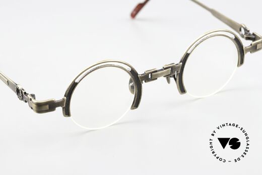 Koure KR8100 Round 90's Steampunk Specs, true vintage designer piece and NO RETRO reproduction, Made for Men and Women Koure KR8100 Round 90's Steampunk Specs, true vintage designer piece and NO RETRO reproduction, Made for Men and Women